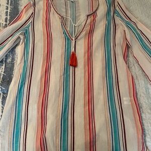 Striped Multicolor Women's Top